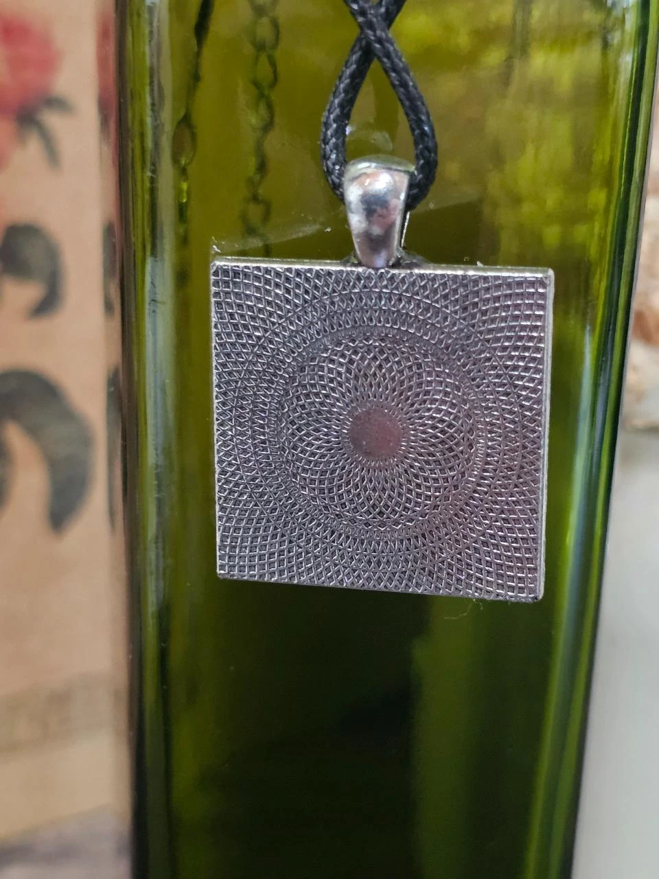 🍓 Pendant with inclusion of a real dried strawberry 🍓 – photo 4